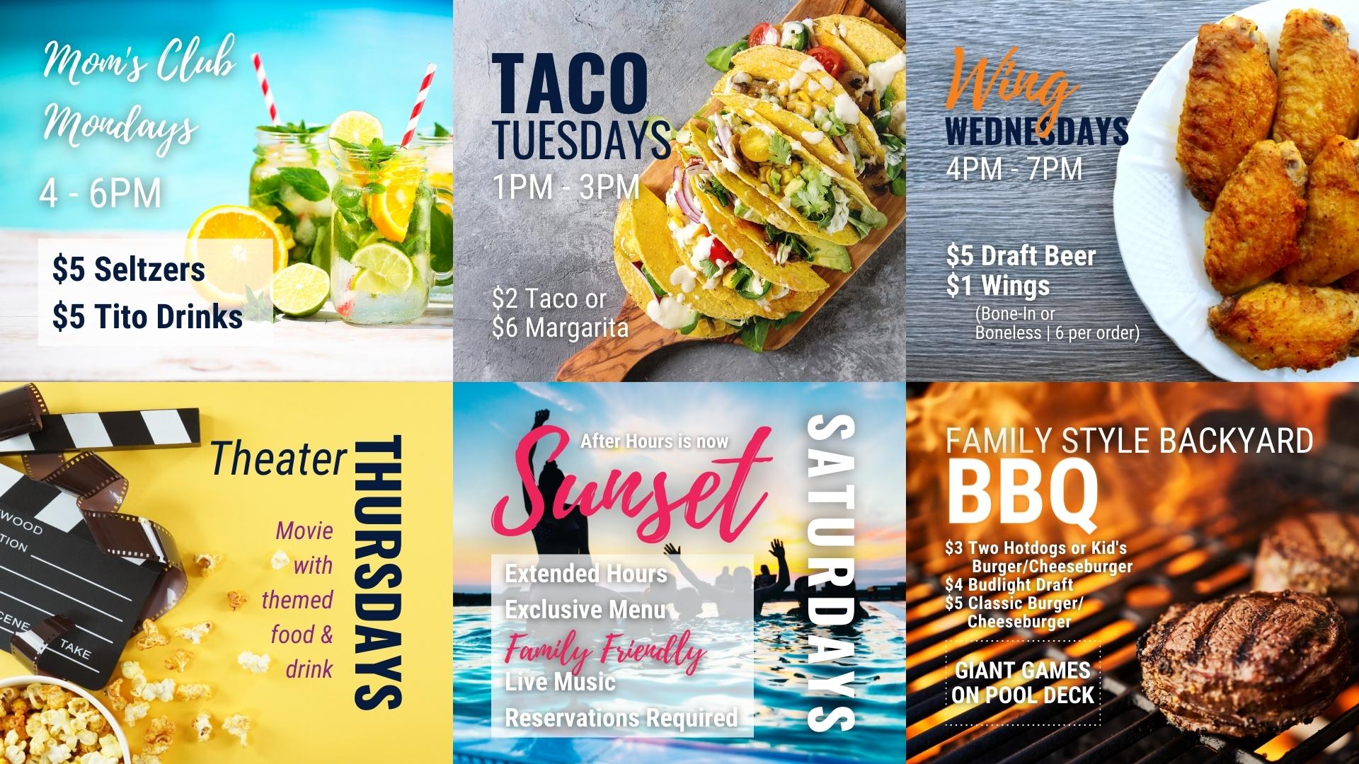 Tiki Days Schedule